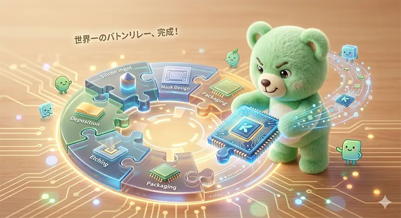 世界中で繋がる半導体製造のバトンリレー